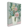 thumbnail image 3 of Mixed Rose Bouquet Abstract Botanical & Floral Painting Gallery Wrapped Canvas Print Wall Art, 3 of 7