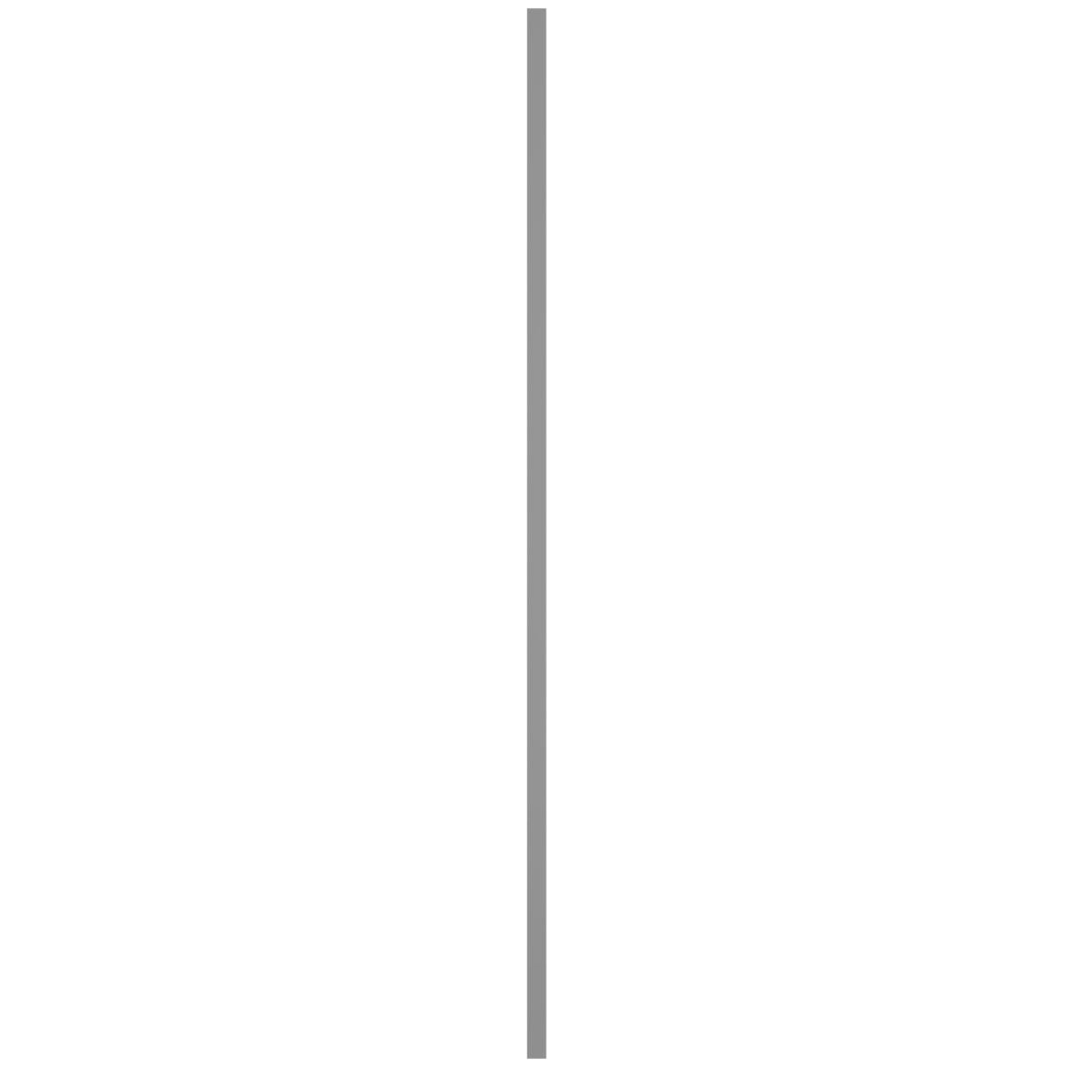 14 1/2"W X 67"H Mid-America Vinyl, Standard Size Cathedral Top Center Mullion, Open Louver Shutter, W/Installation Shutter-Lok'S & Matching Screws, 030 - Paintable