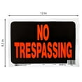 thumbnail image 2 of Hy-Ko 8.5 x 12 Plastic No Trespassing Property Sign, Bold Colors, 2 of 10