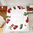 thumbnail image 5 of Homewish Christmas Stocking Queen Sheet Sets,Cartoon Santa Claus Flat Sheet,Happy New Year Queen Fitted Sheet For Boys Kids,Microfiber Bedroom Decor,4 Pieces, 5 of 7