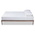 thumbnail image 2 of Bowery Hill Full Size Oak Finished Wood Platform Bed Frame, 2 of 9