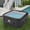 Black, variant on RELXTIME 73" 4-6 Person Inflatable Hot Tub Outdoor Square Spa Pool Built in Heater Pump, 130 Massage Jets, Black