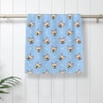 thumbnail image 5 of Rateoe Cute French Bulldog Pattern Microfiber Towel, Beach Towel, Pool Towel, Quick-dry Travel Towel, Soft and Plush towel, Absorbent Towel-27.5x16 Inch, 5 of 6