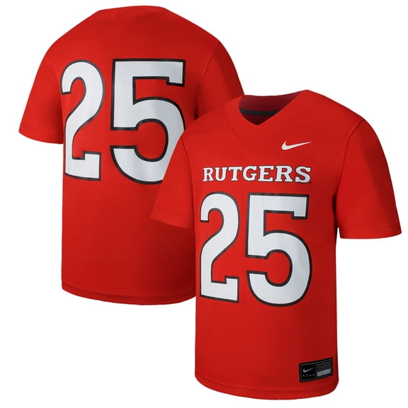 Youth Nike #1 Scarlet Rutgers Scarlet Knights Untouchable Replica Game Jersey