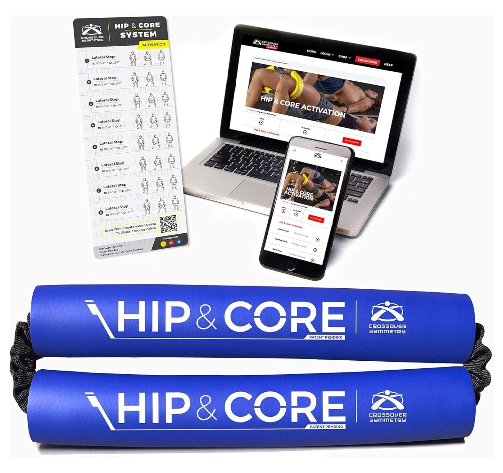 Resistance Bands for Women - Hip & Glute Bands Loop - Heavy Duty Exercise Bands for Legs & Butt - Strength Training, Physical Therapy, Home Workout - Includes Online Guide