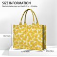 thumbnail image 3 of Large Capacity Tote Bag,Orange Slices White Pattern Handbag Fashion Luxury Tote Bag,15.7"x13"x 5.1" Inches,Laptop Compatible, 3 of 6