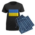 thumbnail image 5 of CafePress - Ukraine Flag Pajamas - Women's Short Sleeve Print T-Shirt and Pants Dark Cotton Pajama Set, 5 of 7