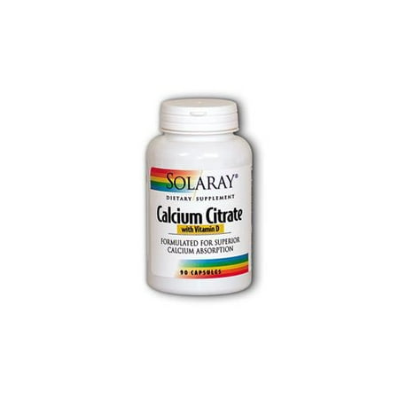 Calcium Citrate with Vitamin D Solaray 90 Caps (The Best Way To Take Vitamin D)