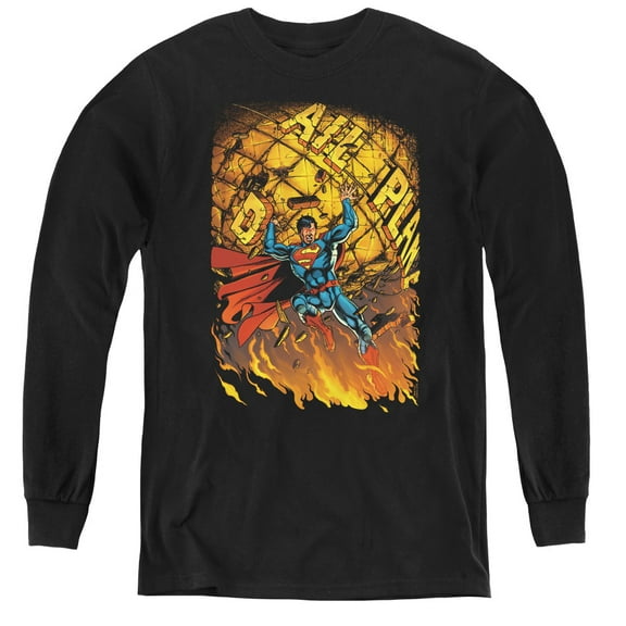 Superman - Superman #1 - Youth Long Sleeve Shirt - X-Large