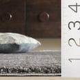 thumbnail image 3 of SAFAVIEH Penelope Braden Solid Shag Runner Rug, Grey, 2' x 8', 3 of 6