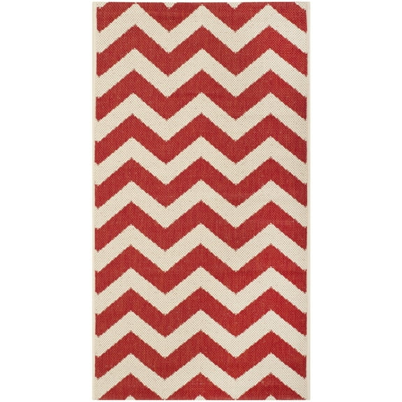 Courtyard Bailey Chevron Indoor/Outdoor Area Rug or Runner
