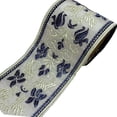 thumbnail image 1 of Cinta De Costura Jacquard Para Muebles Del Hogar, Fundas De Almohada, Diadema, Azul, Blanco, 6cm Sunnimix Cinta Jacquard, 1 of 8