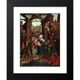 thumbnail image 2 of Jacob Cornelisz. van Oostsanen 19x24 Black Modern Framed Museum Art Print Titled - The Adoration of the Kings (ca. 1512), 2 of 5
