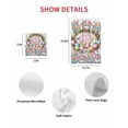thumbnail image 7 of Easter Gnomes Kitchen Dish Towels for Drying Dishes Set of 4, Pink Blue Eggs Spring Flowers Branches Wooden Waffle Weave Microfiber Hand Tea Bathroom Towels Quick Dry & Absorbent Towel 15.7x23.6, 7 of 7