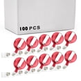 thumbnail image 1 of Officeship 100 Pcs Translucent Red Badge Holder Reels With Back Splint, 1 of 5