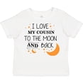 thumbnail image 3 of Inktastic I Love My Cousin to the Moon and Back Boys or Girls Toddler T-Shirt, 3 of 5
