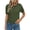 Army Green, variant on Women Summer Cable Knit Crochet Cardigan Sweaters Casual Button Short Sleeve Sweater Cute Beach Hollow Out Knit Top