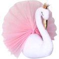 thumbnail image 1 of Cabeza de cisne de gasa dorada 3d colgante para habitación de niños, decoración de guardería, 11 Feliz Sencillez, 1 of 3