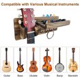 thumbnail image 2 of Percha de guitarra Wdftyju Estante multifuncional con soporte para púas y 4 ganchos, 2 of 5