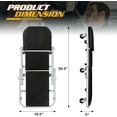 thumbnail image 2 of SLSRFD Garage Creeper Seats on Wheels, Length 40" 330 lbs Capacity 2 in 1 Folding Mechanic Creeper Garage Stool Lay Down or Sit (Gray), 2 of 18