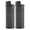 thumbnail image 2 of 2 Pcs Metal Lighter Case Cover Holder with Vintage Floral Stamped, Zinc Alloy Shell Lighter Sleeve, Vintage Style Lighter Case Cover for Lighter , Camping, 2 of 8
