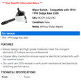 thumbnail image 2 of Wiper Switch - Compatible with 1994 - 1999 Dodge Ram 3500 1995 1996 1997 1998, 2 of 2