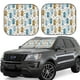 thumbnail image 1 of Balery Cartoon Poodle Dog Parasol para parabrisas de coche de 2 piezas | Parasol plegable para parabrisas delantero de coche para la mayoría de sedanes-Large, 1 of 6
