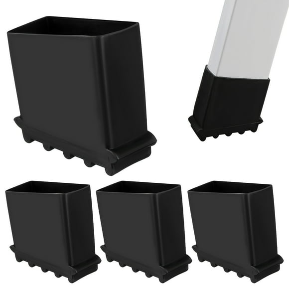 WORGEOUS 4pcs STEP LADDER PIES CUBIERTAS CUBRADAS DE PIERNAS VERSÁTILES CUBIERTAS DE PIERNAS NO SINKID