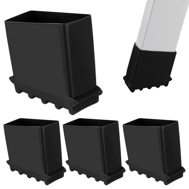 WORGEOUS 4pcs STEP LADDER PIES CUBIERTAS CUBRADAS DE PIERNAS VERSÁTILES CUBIERTAS DE PIERNAS NO SINKID