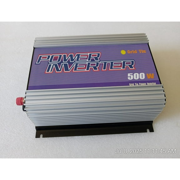 WIND Grid-tie 500 Watts Pure Sine Wave Inverter, In: 22-60Vdc, Out: 90-130Vac.
