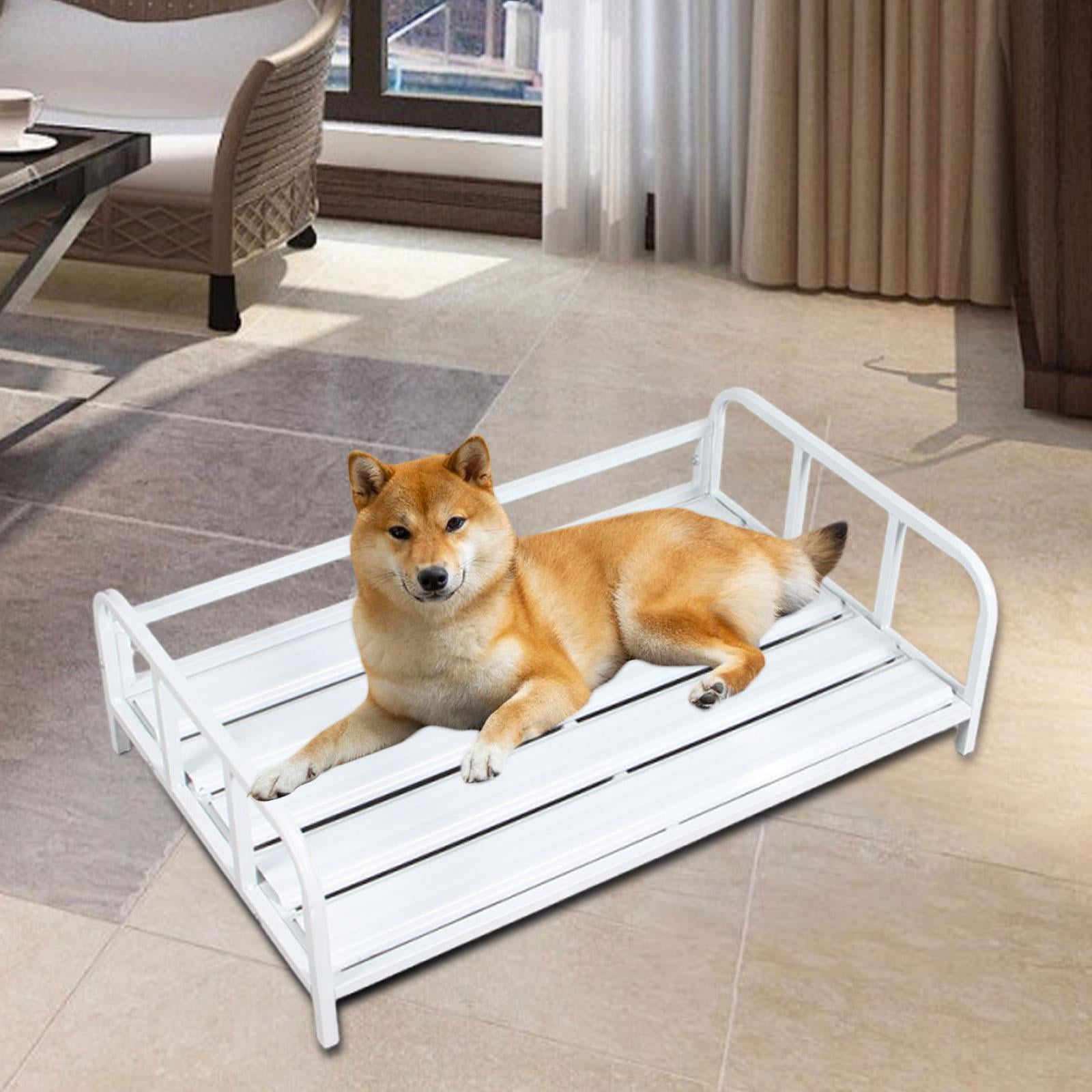 CarpNettore Elevated Dog Bed Comfortable Non Slip Feet Gifts Versatile Outdoor Furniture White