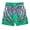 Green, variant on Beach Shorts for Men 2026 Summer Casual Loose Fit Elastic Waist Straight Leg Floral Printed Cool Shorts with Pockets
