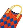 thumbnail image 5 of Nygoyerh Women Knitted Crossbody Bag Fashion Checkerboard Shoulder Bag Handbag Phone Holder Beach Travel Shopping Purses, 5 of 6