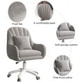 thumbnail image 4 of Home Office Chair Computer Chair with Mid-Back Upholstered Modern Tufted Computer Task Chair Swivel Height Adjustable Velvet Accent Chair., 4 of 13