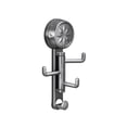 thumbnail image 2 of weibbin Rotatable Hook Rack No Drill Heavy Duty Storage Shelf for Entryway Hat Key Bathroom Organization 7.09x1.18in, 2 of 6