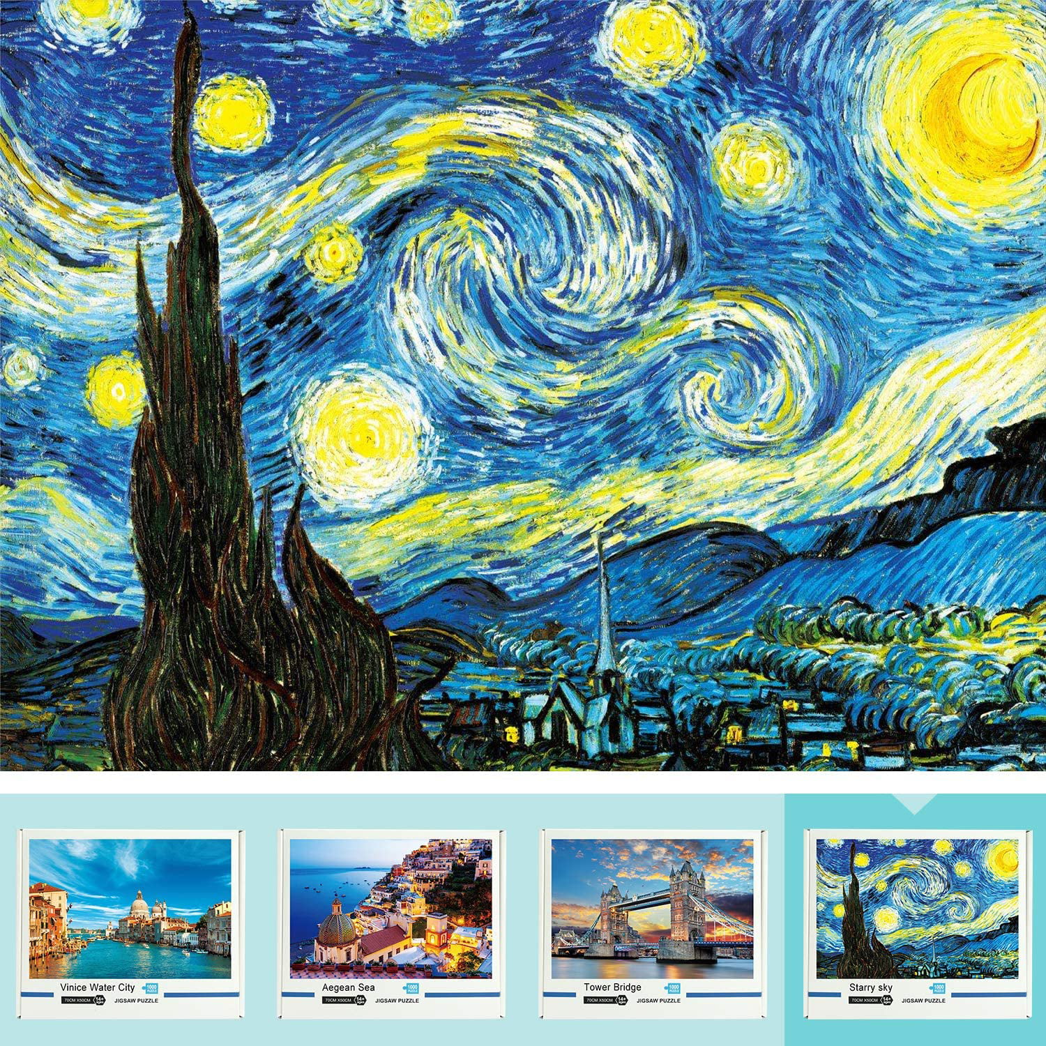 Puzzles for Adults 500 Piece，Rainy Night Stroll，Jigsaw Puzzles Beautiful Gifts for Friends Home Decoration 