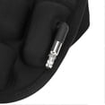 thumbnail image 4 of Housse de siège de vélo gonflable, absorbant les chocs, confortable, antidérapante, imperméable, pliable, avec gonfleur, pour hommes et femmes, noire, 4 of 4