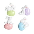 thumbnail image 2 of 4 pegatinas para refrigerador con forma de huevo de conejo de Pascua, adornos únicos para instalar Con huevo, 2 of 9