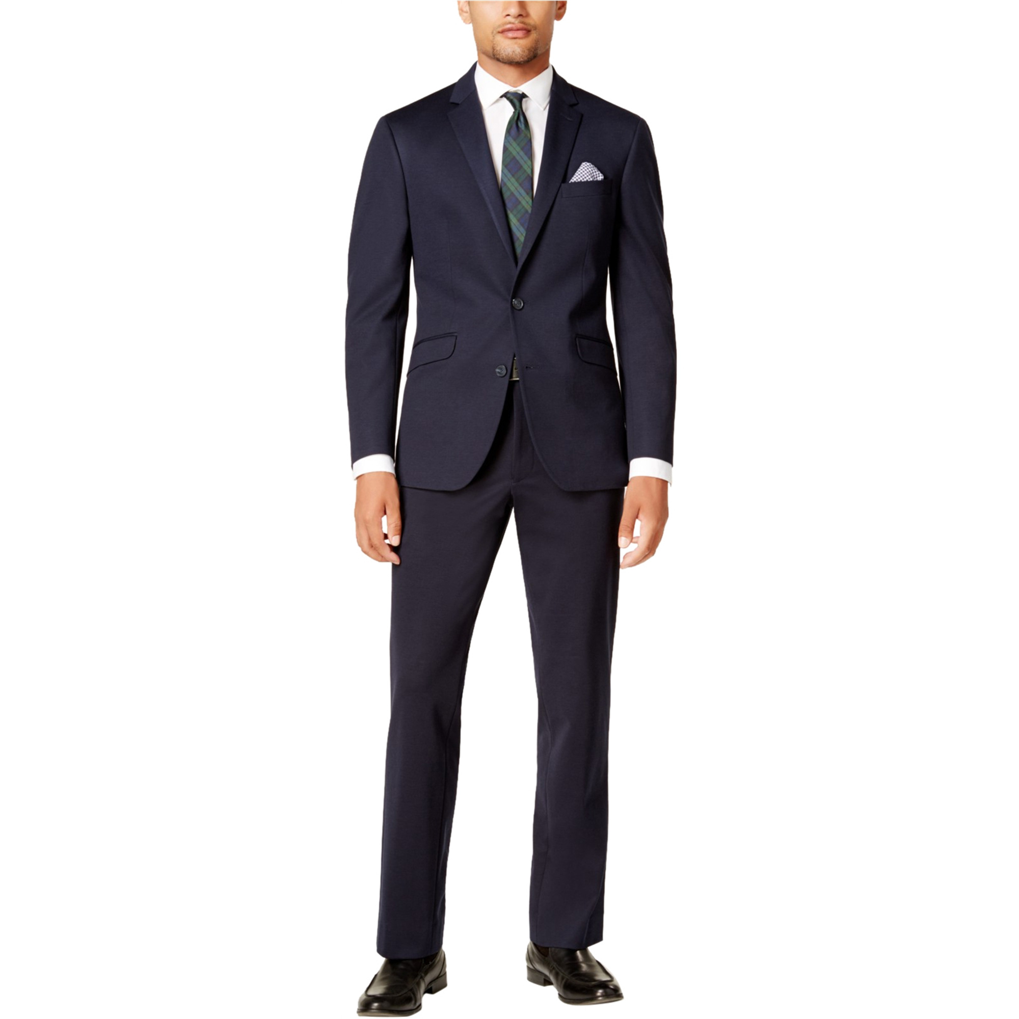 Kenneth Cole Mens Slim-Fit Formal Tuxedo, Blue, 39 Regular / 29W x 32L