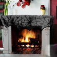 thumbnail image 5 of Halloween Partie Prop Toile d'Araignée Cheminée Couverture Nappe Décor à la Maison,, 5 of 5