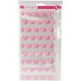 thumbnail image 1 of Printed Clear Plastic Double Pouch, Pink Heart - 8.5 x 4.5 in., 1 of 1