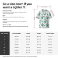 thumbnail image 6 of Uemuo Hello Summer Pattern Cotton Linen Short Sleeve Shirts,Casual Lightweight Button Down Shirts,Vacation Beach Summer Tops-4X-Large, 6 of 7