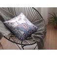 thumbnail image 4 of 18â€ Blue Purple Ornate Elephant Indoor Outdoor Zippered Throw Pillow, 4 of 5