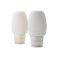 thumbnail image 1 of 2 Pcs Silicone Travel Bottle Portable Reusable Cosmetic Container Leakproof Small Refillable Bottle for Toiletries Sham, 1 of 8