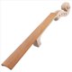 thumbnail image 1 of Cabezal de Violín con Mástil de Llamas Sin Terminar, Pergamino, 4/4, Sin Barnizar, Caja de Clavijas para Violín DIY, 1 of 5