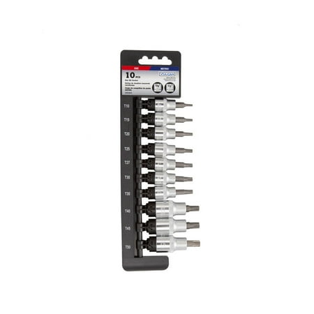 

Vulcan TS1010-P Star Bit Socket Set Chrome Vanadium Steel