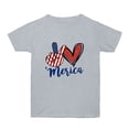 thumbnail image 4 of Cathalem T-Shirt Femme Coupe Ample Col Rond Manches Courtes Basiques,GY1 S, 4 of 4