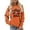 Orange, variant on FYEGRE Highland Cow Sweatshirt for Women Cute Cow Shirts for Women Country Western Sweatshirts Gifts Pink L