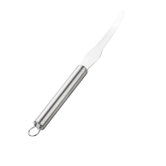 Stainless Steel Grapefruit Knife - Double Serrated Blade Fruit Slicer & Peeler for Citrus, Kiwi, Mango - Ergonomic Handle Kitchen Gadget for Easy Cutting & Peeling