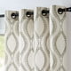 thumbnail image 1 of Cortinas Jinchan, mezcla de lino bohemio, color beige, 214 cm de ancho x 213 cm de largo, 2 paneles, 1 of 9